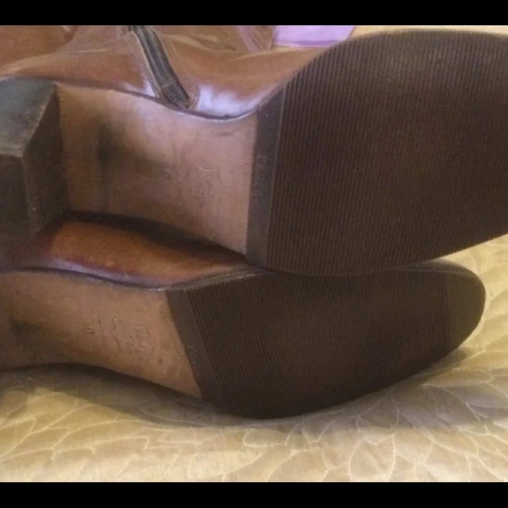 SOLD. Salvatore Ferragamo boots size 10AA
Cognac/brown - Picture 11 of 11